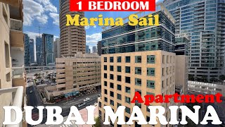 Inside 1 bedroom apartment in Marina Sail Tower Dubai Marina