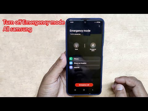 How to turn off emergency mode on Samsung