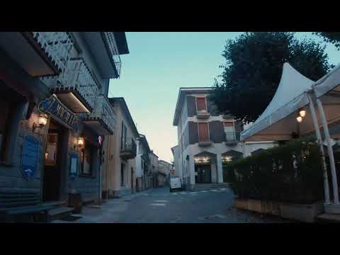 [4K]  Be my passenger and enjoy a Small Town of PEVERAGNO ITALY