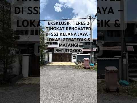 Renovated 2 Storey Terrace, Taman Subang SS3 KELANA JAYA, PETALING JAYA. video