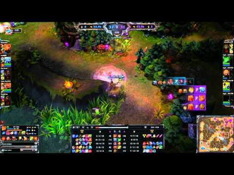 League of legends - Gragas ult Vs Leona