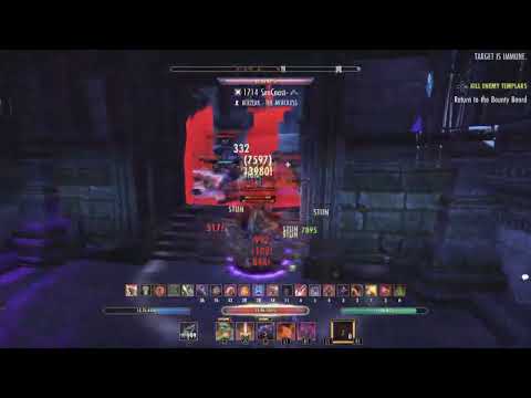 Magicka Nightblade I 1vX Elder scrolls PvP Bomb build I Grey Host NA I Firesong