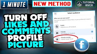 How To Turn Off Likes and Comments On Facebook Profile Picture 2024
