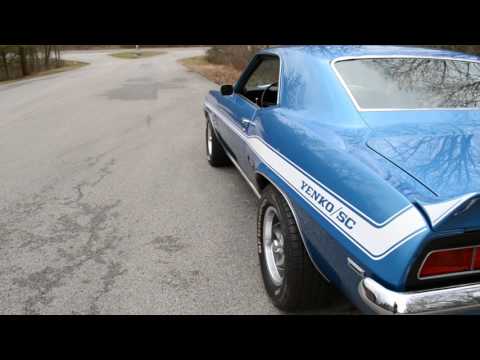 1969 CAMARO YENKO 427  TRIBUTE REAL 427 ENGINE 4SPD COMPLETE VERY HIGH END ROTISSORIE RESTORATION