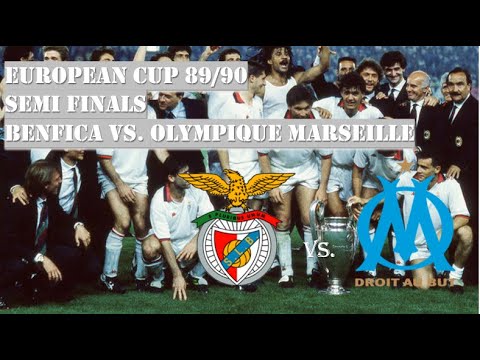 European Cup 89/90 - Semi Finals - Benfica Vs. Olympique Marseille