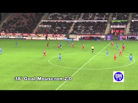 Belgacom League (29th match): Mouscron 1-2 C.S. Visé