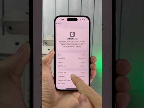 Change your Default Apps on iPhone #shorts