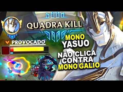 MONO YASUO 5/18 MONO GALIO DIDN'T LET HIM CLICK | GALIO TIPS FOR RAISING THE ELO IN THE SEASON | ...
