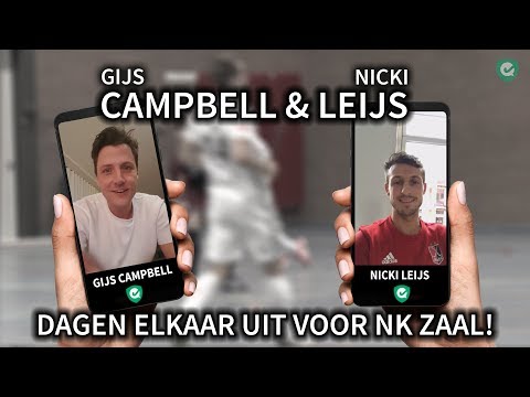 Campbell en Leijs dagen elkaar uit richting halve finale NK Zaal