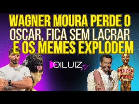 VAMOS RIR! WAGNER MOURA PERDE O OSCAR E ESQUERDA REAGE ENLOUQUECIDA