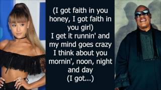 Stevie Wonder - Faith Ft. Ariana Grande (Lyrics)