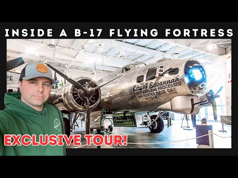 Inside a REAL Master Of The Air | B-17 Flying Fortress Tour | Mighty Eighth Air Force Museum