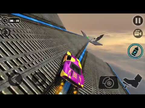 Impossible stunt car tracks 3D - red car Driving stunts level 12 -Android gameplay