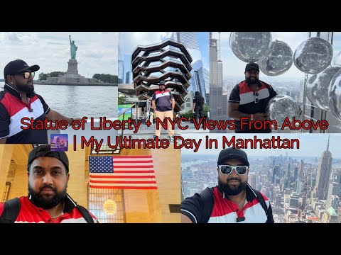 NYC From the Top 🏙️ | Summit One, The Vessel & Statue of Liberty Cruise