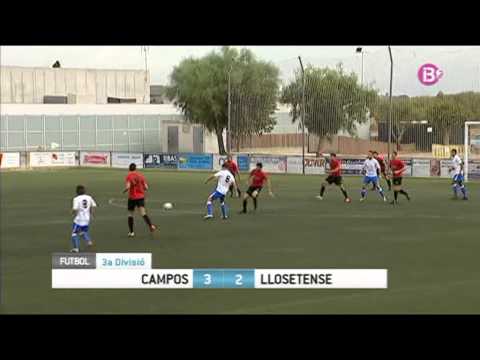 Gol Bibiloni. CE Campos 3 - CD Llosetense 2. Tercera división balear 14/15
