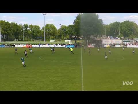 De 1-0 van de Kampioenswedstrijd S.V.  't Harde - Noord Veluwe boys 20 mei 2023