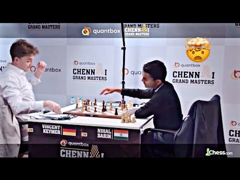 Nihal Sarin Makes A Shocking Blunder 😳| Chennai Grandmasters 2025 