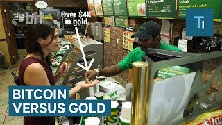 I spent a day trying to pay for things with bitcoin and a bar of gold