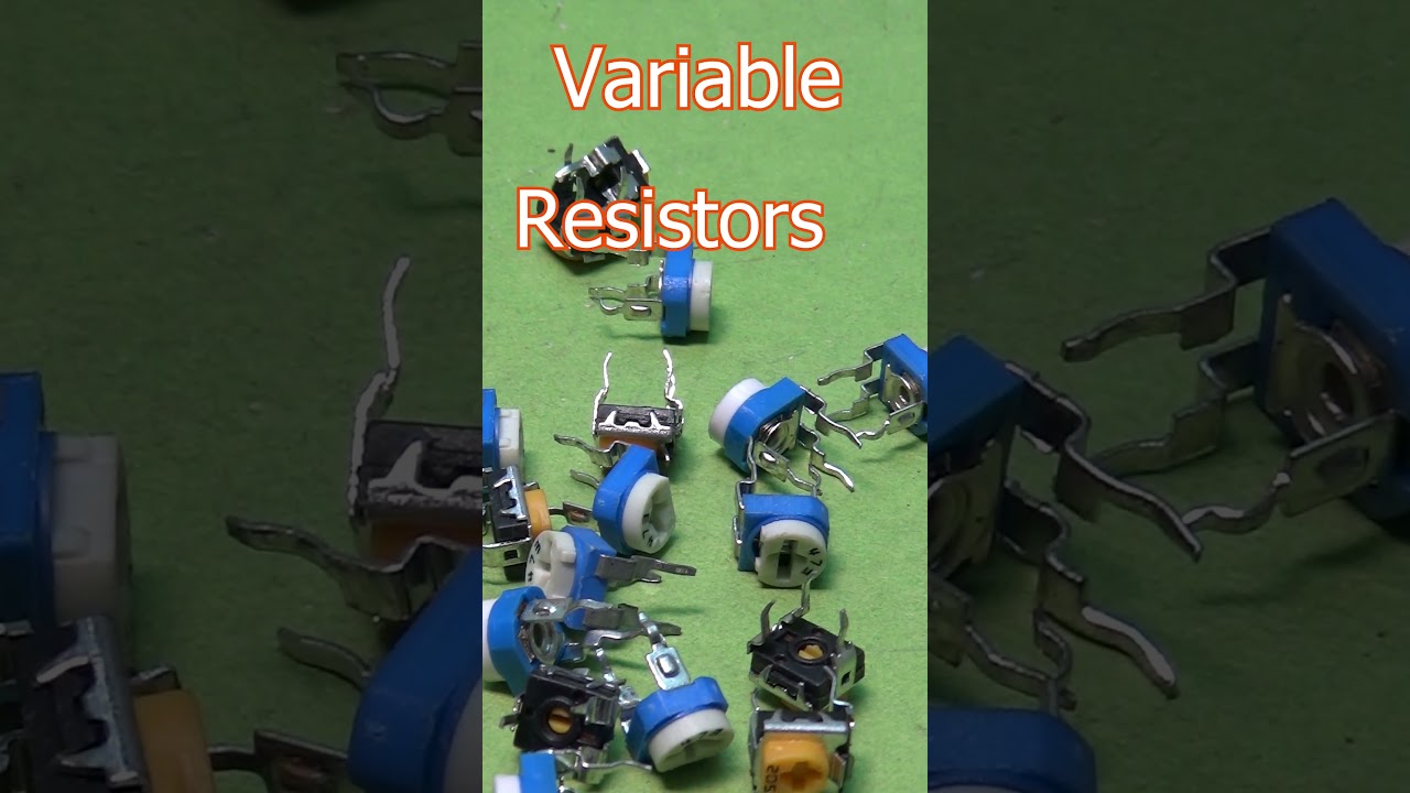 Variable Resistors  #electronic #technology #electrical #experiment
