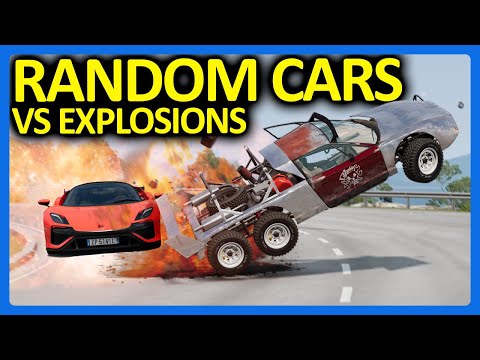 BeamNG Online But We Used Random Cars And Added Secret Explosions