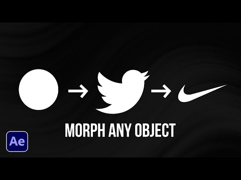 Morph Any Logo & Objects into Other Objects in After Effects