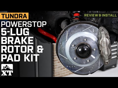 2007-2021 Tundra PowerStop Z36 Extreme Truck and Tow 5-Lug Brake Rotor Review & Install