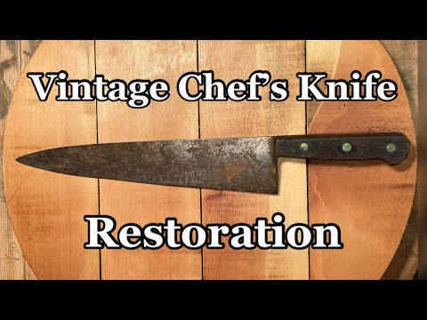 Vintage Chef's Knife Restoration
