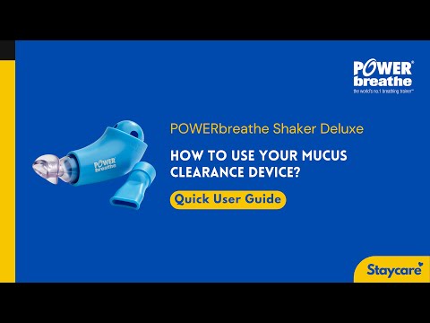 Quick User Guide | POWERbreathe Shaker Deluxe - How To Use Your Mucus Clearance Device?