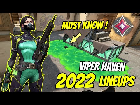 2022 Viper Haven Lineups - Begginner Guide To Show To Your Friends -Valorant Guide