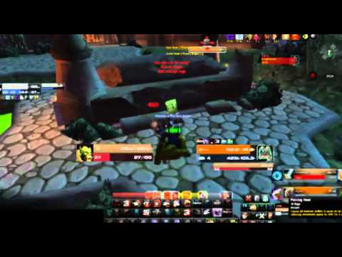 WoW 4.1 Arena mess about 2v2 Fury Warrior, Disc Priest Vs Arms Warrior Resto Druid.