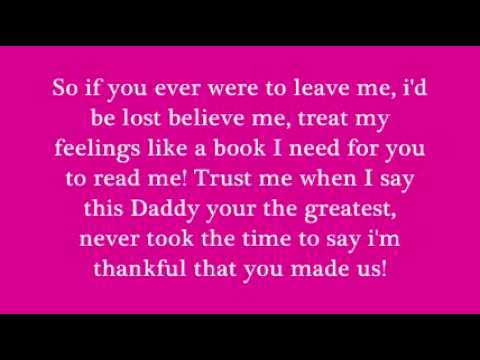 Cierra Barrera-Daddy Do You Love Me- Lyrics