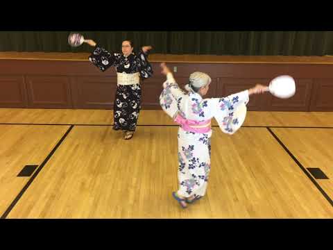 Obon Dancing - Obon no Uta - full  dance practice