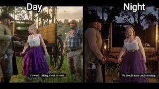 You Will Get a Different Cutscene If You Start The Valentine Bank Robbery Mission At Night - RDR2
