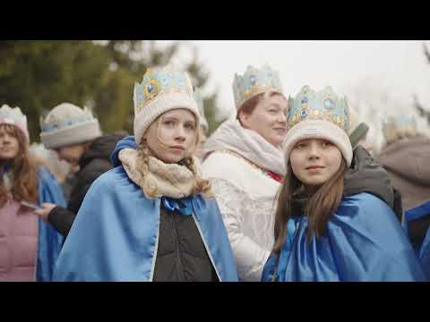 Orszak Trzech Króli  "W jasełkach leży!" Grzęska 2024