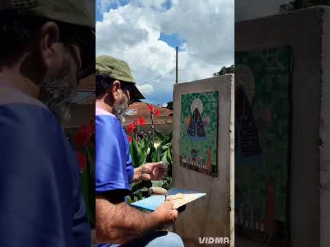 Instalação de Santinha da querida Marilize Guadaline em Tocos do Moji MG