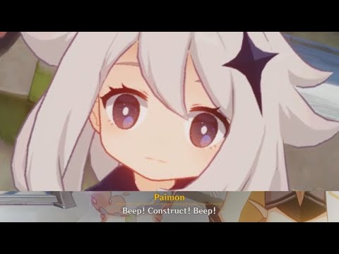 Paimon becomes a robot (Genshin Impact)