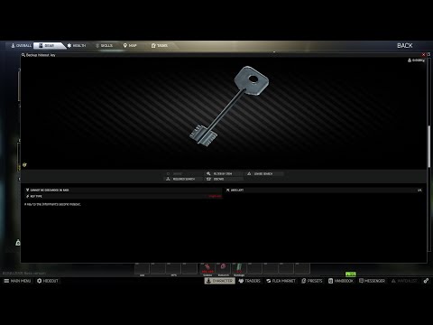 Back up hide out key location - Escape from Tarkov