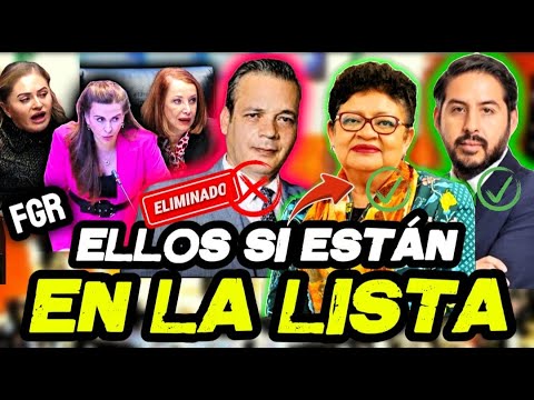 MIRA QUIENES ESTAN EN LA LISTA PARA OCUPAR EL CARGO DE LA FGR --CESAR QUEDÓ FUERA #noticias #senado