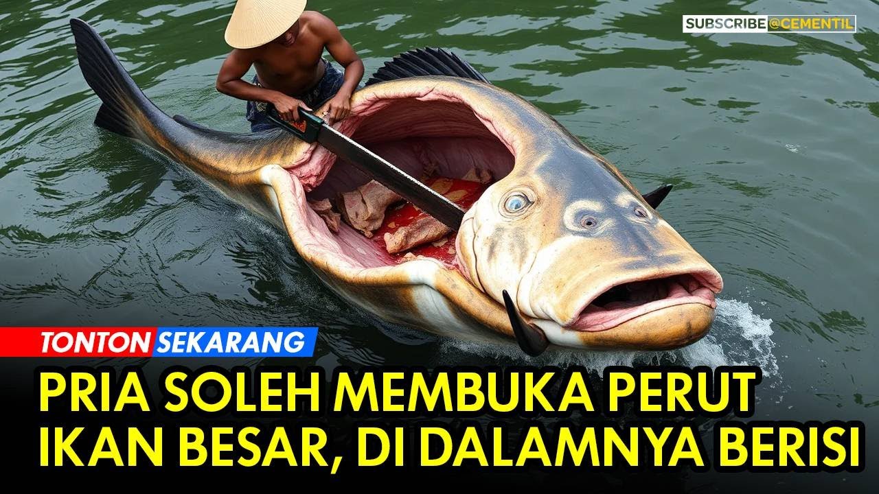 Kuasa Allah Ketika Ikan Besar dibelah Perutnya, Isinya