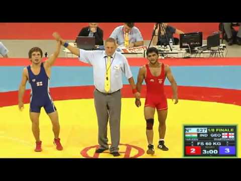 Qualification rounds and quarter-finals 50, 60, 74, 96 kg FS