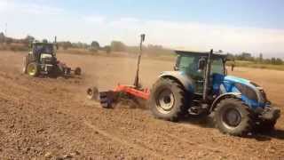 preview picture of video 'nivelación a laser en terreno para arroz'