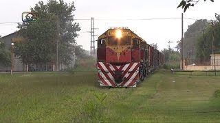 preview picture of video 'Tren de Belgrano Cargas y Logística pasando por La Francia'