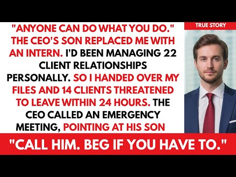 "'Anyone Can Do What You Do' — I Was Replaced With an Intern. 14 Clients Left in 24 Hours."