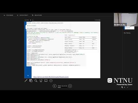 Lecture 8  - Autoencoder for denoising - 28.09.2020 Part II