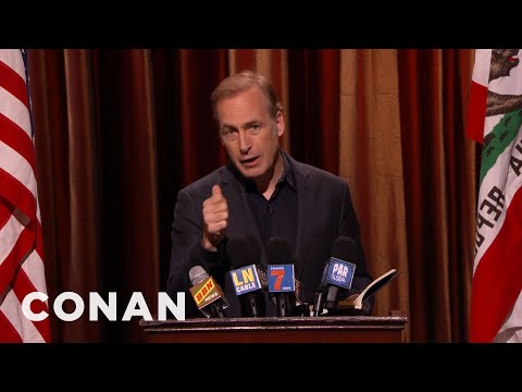 Bob Odenkirk Reads From His Book "A Load Of Hooey" | CONAN on TBS