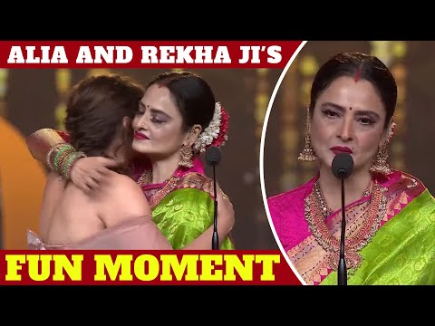Alia Bhatt and Rekha ji's ka fun moment