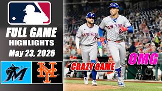 New York Mets Vs.Miami Marlins Full Game Highlights / MLB Season 2026