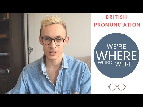 How to Pronounce WHERE, WERE, WE'RE & WEIRD - British Pronunciation