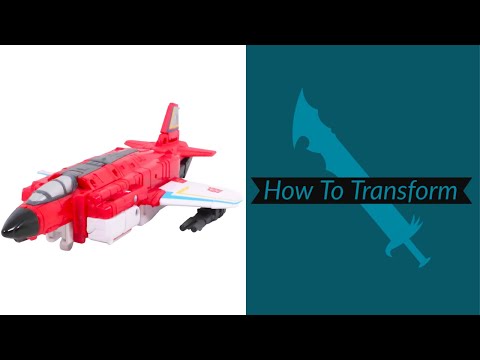 How To Transform: Transformers Age Of The Primes Deluxe Class Fireflight (Alt To Robot)