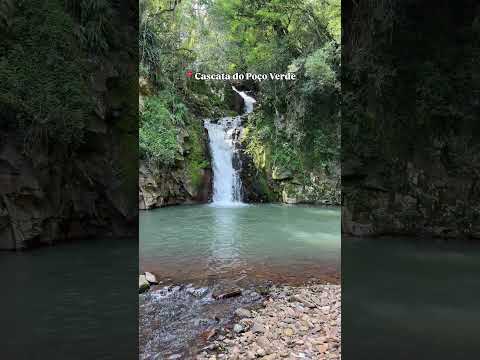 Cascata do Poço Verde - Paraíso do Sul/RS #turismo #riograndedosul #cascata